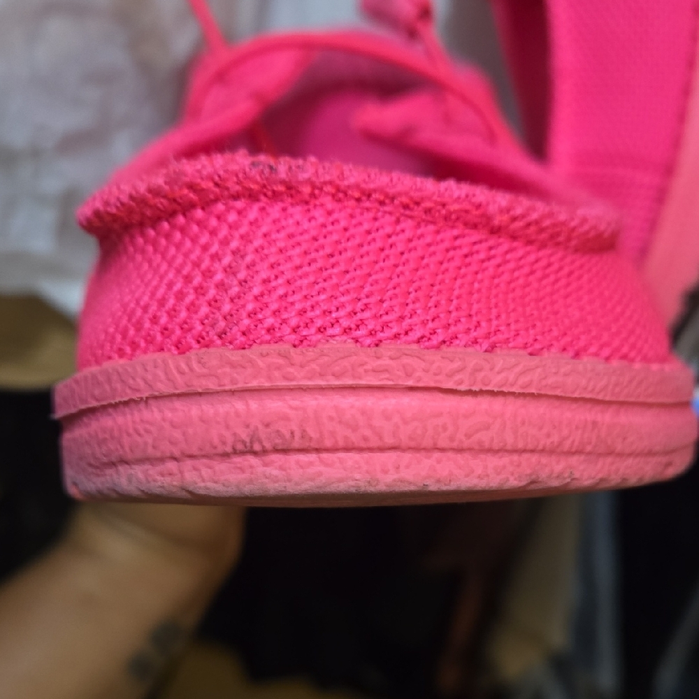 Hey Dude Vibrant Pink Sneakers - Picture 3 of 6